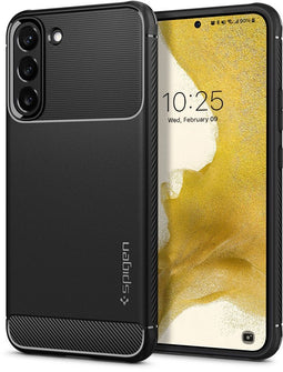 Spigen Galaxy S22 5G - Rugged Armor - Krasbestendig Schokbestendig - Zwart