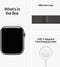 Apple Watch Series 8 - 4G - 41mm - ECG - Grafiet Roestvrijstaal - Grafiet Milanees bandje