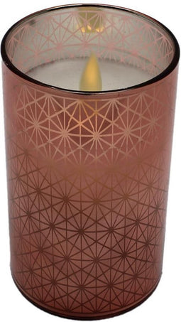 Peha Kaars Led 12 X 7 Wax/glas Koper