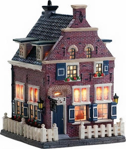 Peha Kersthuisje Theehuis Hindeloopen 13 X 14 X 18 Cm Bruin