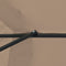vidaXL - Tuinparasol - ø395x245 - cm - Taupe