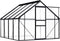 vidaXL - Tuinkas - 4,75 - m² - aluminium - antracietkleurig