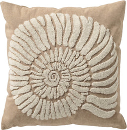 Dutch Decor MORGAN - Sierkussen 45x45 cm - Irish Cream - beige - Inclusief binnenkussen