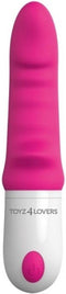 TOYZ4LOVERS - ELYS RHINHORN SILICONE VIBRATOR 9 INTENSITIES PINK
