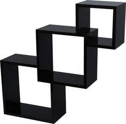 Pekodom Kubusset Zwart 32x32x15cm - Set van 3