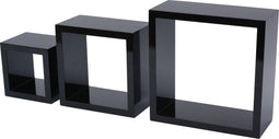 Pekodom Kubusset Zwart Gelakt Lacq 15mm 23x23x10cm