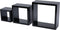 Pekodom Kubusset Zwart Gelakt Lacq 15mm 23x23x10cm