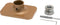 Pekodom Spiegel knop messing 10x5x3,2cm