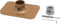Pekodom Spiegel knop messing 12x8x3,2cm