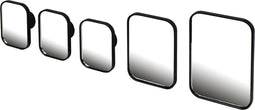 Pekodom Spiegel Ronde Hoeken Zwart - 3xS 1xM 1xL - Set van 5