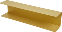 Pekodom - WandPlank - Dubbel Messing Ongepolijst 14x60x12cm