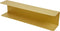Pekodom - WandPlank - Dubbel Messing Ongepolijst 14x60x12cm