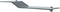 Pekodom Wandplank Scalino Pelicani Kit Zwart/Zilver 0,6x78x18cm