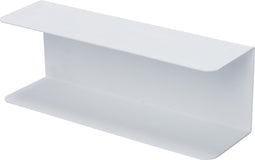 Pekodom - WandPlank - Staal Gevouwen Dubbel Wit 60x14x12cm
