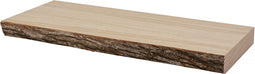 Pekodom Wandplank XL5 schors rand 60cm Eiken met schors