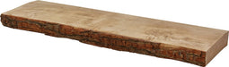 Pekodom Wandplank XL5 schors rand 80cm Eiken met schors