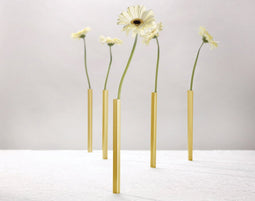 Peleg Design Magnetic vases - gold - set 5 pcs