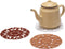 Peleg Design TriveTile - onderzetter - bruin