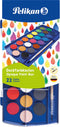 Pelikan F455 dekverfdoos met 22 kleuren en penseel