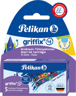 Pelikan - Inktpatroon Griffix blauw op blister | 8 stuks