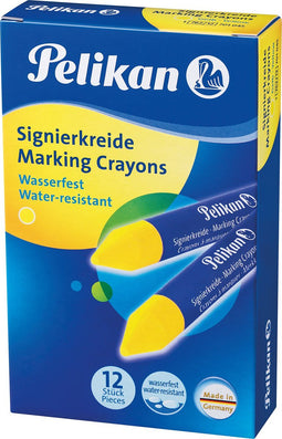 Pelikan merkkrijt 762/12 geel