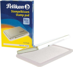 Pelikan Stempelkissen 7 x 11 cm ungetränkt, Metallic-Behuizing