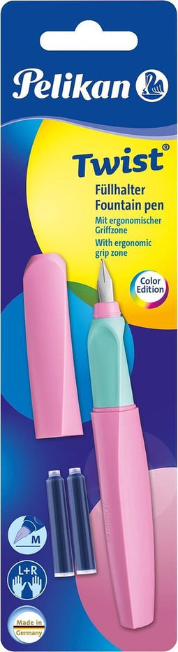 Pelikan Twist - vulpen - Sweet Lilac M + 2x standaard inktpatroon