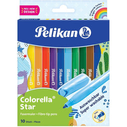 Pelikan - viltstift Colorella 10 stiften in kartonnen ophangdoosje
