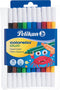 Pelikan viltstiften Colorella Duo - 10 kleuren - 2 punten