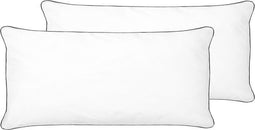 PELISTER - 2x Hoofdkussen hoog - Wit - 40 x 80 cm - Japara