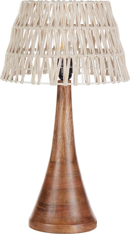 PELLEJAS - Tafellamp - Beige - Mangohout