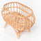 Pellianni: POPPENWIEG 38x25x28cm , in rotan, handgemaakt, matras incl., 3+