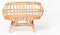 Pellianni: POPPENWIEG 38x25x28cm , in rotan, handgemaakt, matras incl., 3+