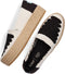 TOMS Valencia - Dames Espadrilles - Canvas met verhoogde zool - Zwart - Maat 39