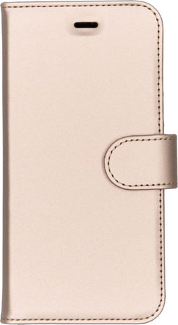 Accezz Hoesje Geschikt voor Huawei P20 Lite Hoesje Met Pasjeshouder - Accezz Wallet Softcase Bookcase - goud