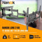 Nanook TV-beugel - Draaibaar - Extra lange arm 100 cm - 42-75 inch - Max. 60 kg - VESA 100x100 t/m 600x400 - Zwart