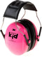 Peltor Hearing Protector Kid Neon Pink 1