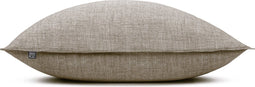Zohome Kussensloop Lino - Kussenhoes van 40x80 cm - 1 stuk - 100% Katoen - Taupe