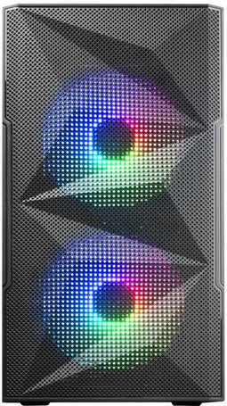 Mars Gaming MC-ME - Micro-ATX Behuizing - Gehard glas - Zwart