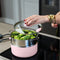 COOCK 19-Delige Pannenset - Inductie - Anti-Aanbak Coating - Ergonomische Koudgrepen - Turquoise (Groen)