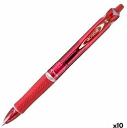 Pen Pilot Acroball Rood 0,4 mm (10 Stuks)