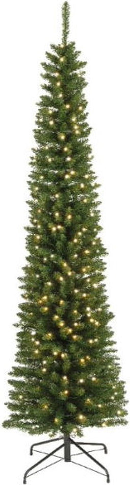 Pencil boom prelit d70h240c groen/wit