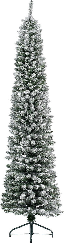 Pencil Pine Snowy kunstkerstboom | smal | wit/sneeuw | 240cm