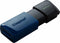 Pendrive Kingston DTXM/64GB Keychain Black Blue Black/Blue 64 GB