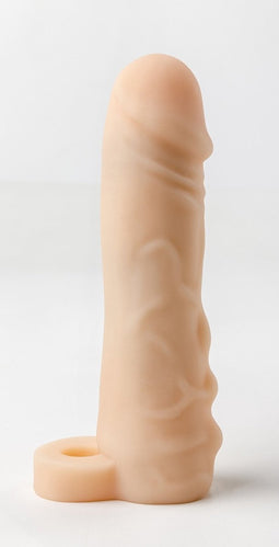 Penis sleeve die echt aanvoelt - 16.4cm - blank