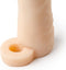 Penis sleeve die echt aanvoelt - 16.4cm - blank