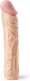 Penis sleeve die echt aanvoelt - 19.5cm - blank