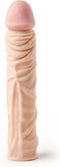 Penis sleeve die echt aanvoelt - 19.5cm - blank