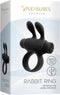 Penisring S Pleasures Rabbit Zwart