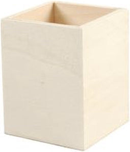 Pennenbakje Creotime 7 - 5x7 - 5x9 - 5cm hout - 12 stuks